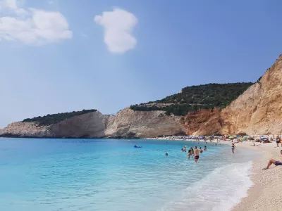 Grčija plaža Lefkas