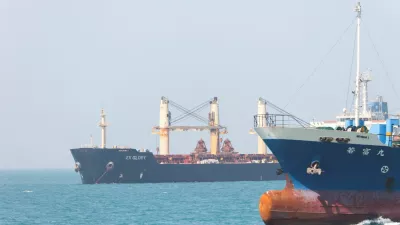 Vessels in the Strait of Hormuz near Bandar Abbas, Iran, May 4, 2026. Amirhosein Khorgooi/ISNA/WANA (West Asia News Agency) via REUTERS ATTENTION EDITORS - THIS PICTURE WAS PROVIDED BY A THIRD PARTY