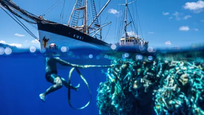 A record amount of plastic has been recovered from the largest ever ocean clean-up.Over the course of 48 days, an expedition to the Great Pacific Garbage Patch managed to haul an astonishing 103 tons of plastic from the ocean.The mission was run by Ocean Voyages Institute, a non-profit founded in 1979 to help preserve the world's oceans.The Institute's cleanup is the largest to date at the Great Pacific Garbage Patch.This remote area of the Pacific Ocean, located between California and Hawaii, is a swirling vortex that corrals and traps an astonishing amount of trash.The items that Ocean Voyages Institute managed to pluck from the ocean is quite representative of what's left behind - an overwhelming amount of fishing gear and consumer plastics.Commercial fishing equipment and "ghost nets," which are fishing nets cast overboard instead of being properly disposed of, accounted for the majority of the 103 tons retrieved.Sadly, the crew found numerous turtle skeletons tangled in the nets, which shows the real-life consequences of these careless actions."I am so proud of our hard-working crew," shares Mary Crowley, Founder and Executive Director of Ocean Voyages Institute."We exceeded our goal of capturing 100 tons of toxic consumer plastics and derelict 'ghost' nets, and in these challenging times, we are continuing to help restore the health of our ocean, which influences our own health and the health of the planet. The oceans can't wait for these nets and debris to break down into microplastics which impair the ocean's ability to store carbon and toxify the fragile ocean food web."Known as the "Ghost Net Buster," Crowley is renowned for developing effective methods to remove significant amounts of plastics out of the ocean, including 48 tons (96,000 lbs.) of toxic plastics during two ocean clean-ups in 2019, one from the Gyre and one from the waters surrounding the Hawaiian islands."There is no cure-all solution