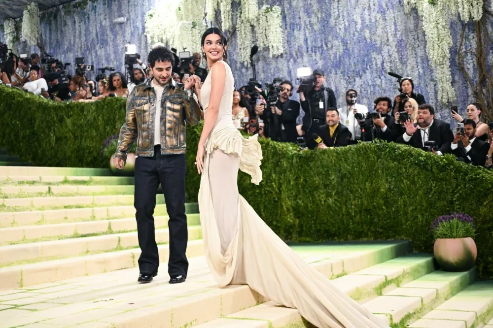 Met Gala 2026 Celebrating "Costume Art" - Red Carpet Arrivals at The Metropolitan Museum of Art, New York.Pictured: zac posen,kendall jenner,Image: 1096571974, License: Rights-managed, Restrictions: Worldwide, Model Release: no, Pictured: zac posen,kendall jenner