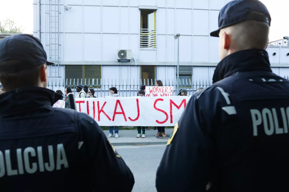 06.05.2026. Protest proti deportacijam. Foto: Bojan Velikonja