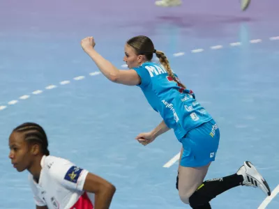 - Ema Marija Marković,- 21.02.2026. - Rokomet, Liga prvakinj, Krim OTP group Mercator - Brest.//FOTO: Bojan Velikonja