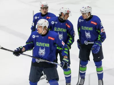 - 07.05.2026. - Hokej, pripravljalna tekam Slovenija - Madžarska pred Svetovnim prvenstvom skupine A v &Scaron;vici.//FOTO: Bojan Velikonja