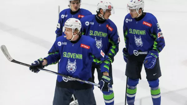 - 07.05.2026. - Hokej, pripravljalna tekam Slovenija - Madžarska pred Svetovnim prvenstvom skupine A v &Scaron;vici.//FOTO: Bojan Velikonja