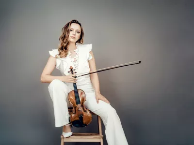 Ameri&scaron;ko-ruska violinistka Maria Ioudenitch. F Andrej Grilc