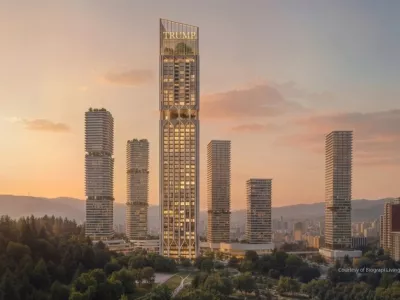 Predvideni novi Trump Tower v Tblisiju.
