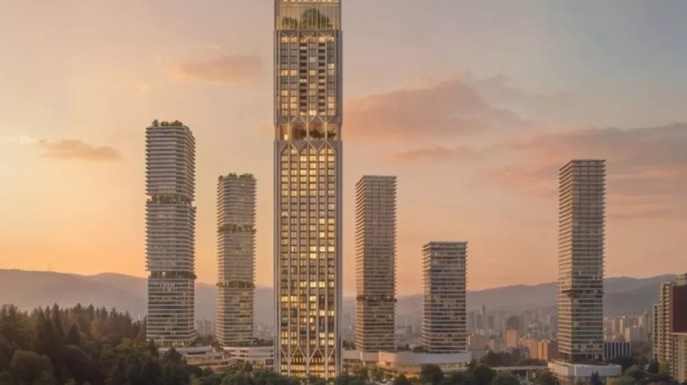 Predvideni novi Trump Tower v Tblisiju.