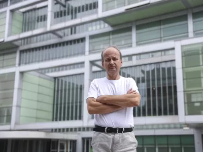 - 08.07.2024 - Gregor Ficko, &scaron;ef zbornice za gradbeni&scaron;tvo pri GZS  //FOTO: Jaka GasarOPOMBA: ZA OBJEKTIV - INTERVJU