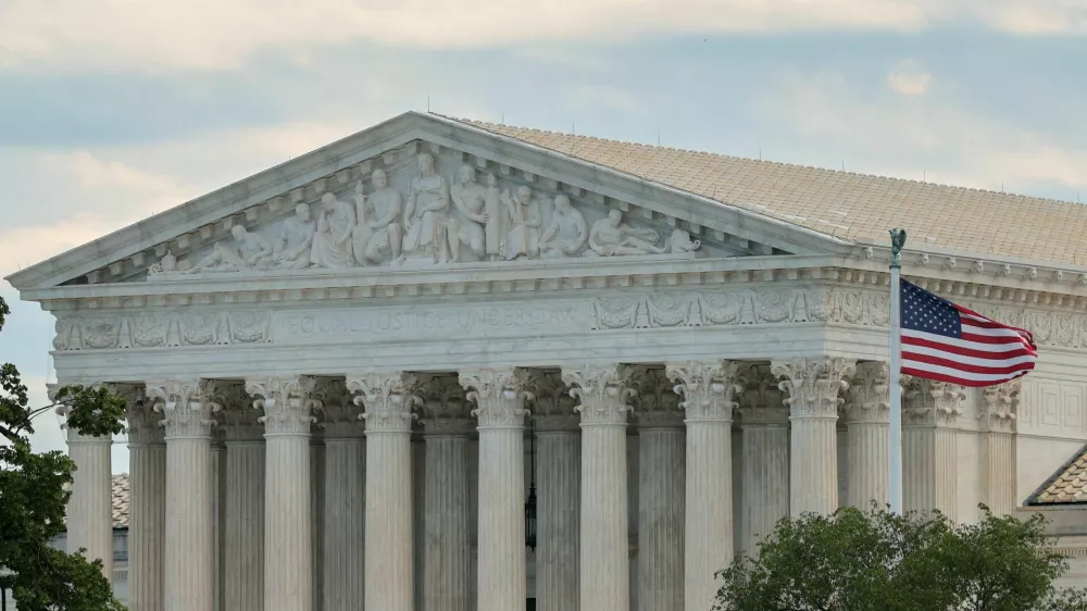 A general view of the U.S. Supreme Court building in Washington, D.C., U.S., May 14, 2026. REUTERS/Jonathan Ernst