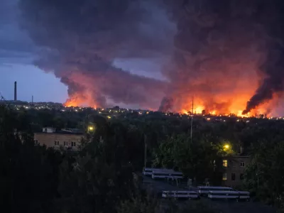 Rjazan, rafinerija v plamenih, ukrajinski napad