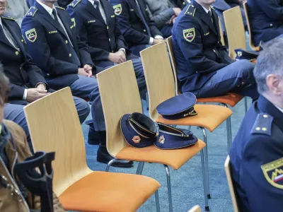 - 06.03.2026 - podelitev medalj policije za hrabrost in požrtvovalnost - policija, policist, uniforma//FOTO: Jaka Gasar