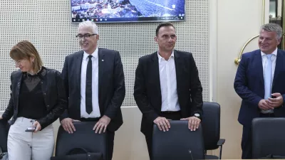 MARJAN TROBI&Scaron;, predsednik Združenje delodajalcev Slovenije- 04.07.2023 - Ekonomsko-socialni svet - izredna seja ESS - razprava o vodenju socialnega dialoga. //FOTO: Jaka Gasar