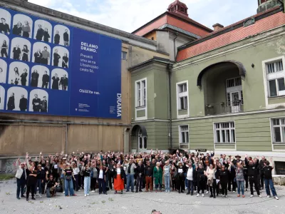 20.05.2026 - Drama- protest, tiskovna konferencaFoto: Tomaž Skale
