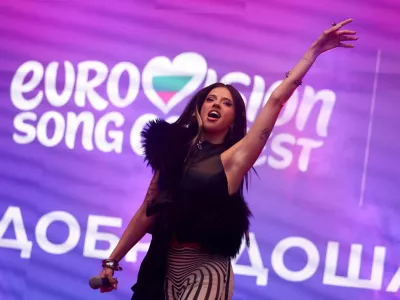 DARA, winner of the 2026 Eurovision Song Contest performs during a concert in Sofia, Bulgaria, May 19, 2026. REUTERS/Spasiyana Sergieva