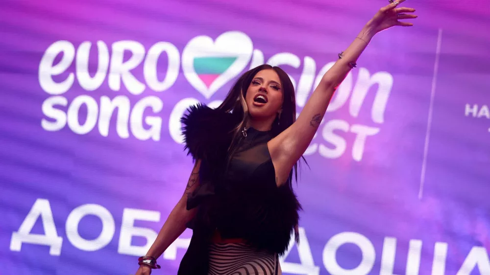 DARA, winner of the 2026 Eurovision Song Contest performs during a concert in Sofia, Bulgaria, May 19, 2026. REUTERS/Spasiyana Sergieva