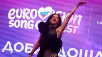 DARA, winner of the 2026 Eurovision Song Contest performs during a concert in Sofia, Bulgaria, May 19, 2026. REUTERS/Spasiyana Sergieva