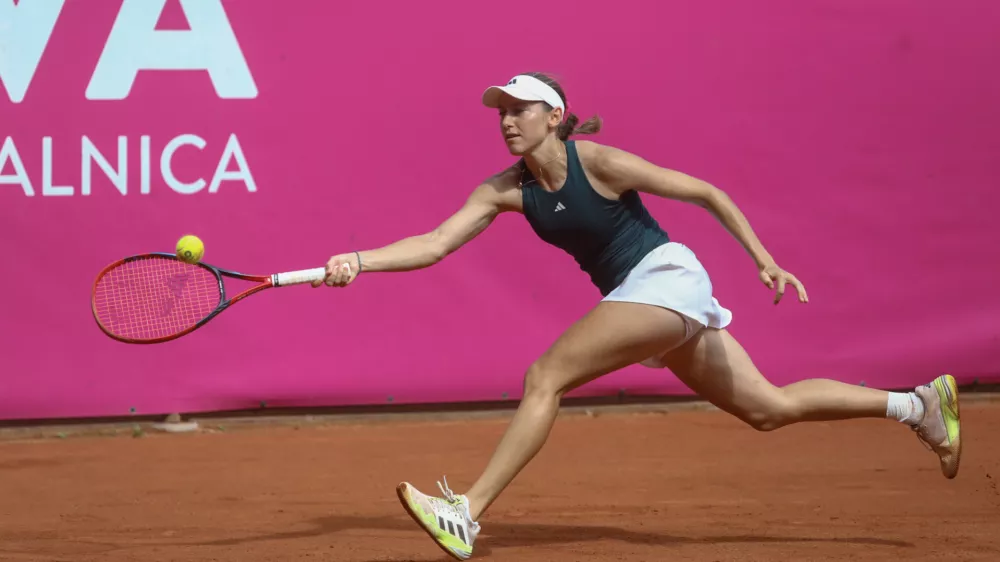 Kaja Juvan 14.9.2025 - tenis turnir WTA Tivoli Ljubljana&nbsp;Foto: LUka Cjuha