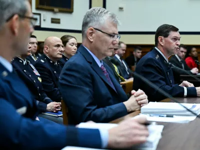 U.S. Chief of Space Operations Chance Saltzman testifies at a House Armed Services Committee hearing in the Rayburn House office building in Washington, D.C., U.S., May 20, 2026. REUTERS/Annabelle Gordon