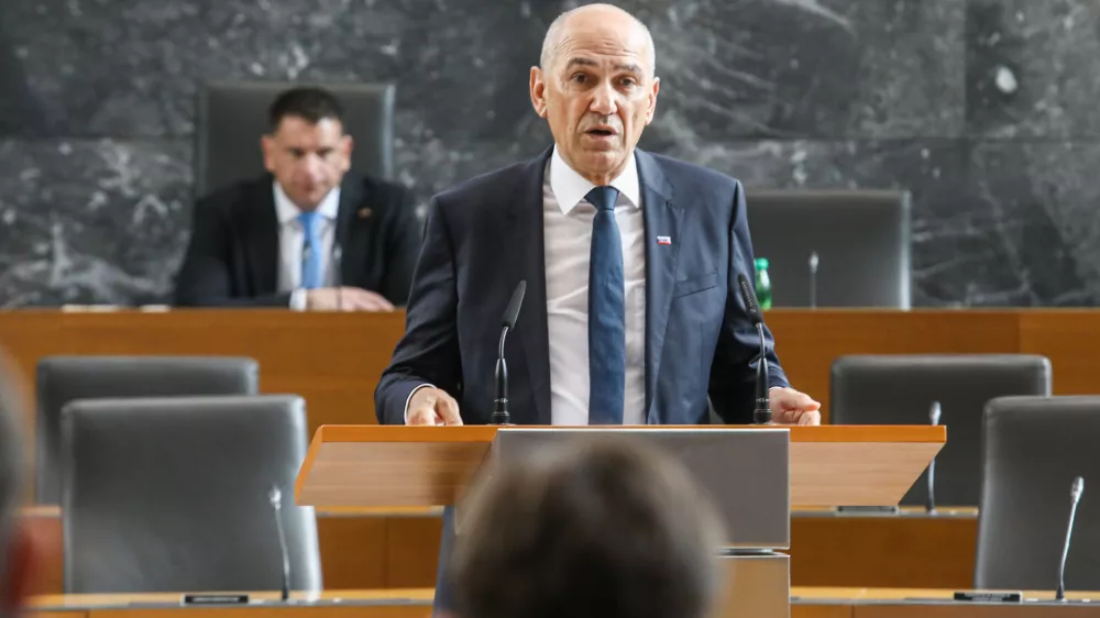 Janez Jan&scaron;a22.5.2026 - državni zbor - izredna seja DZ, na kateri bodo obravnavali predlog za izvolitev prvaka SDS Janeza Jan&scaron;e za predsednika vlade;Foto: Luka Cjuha