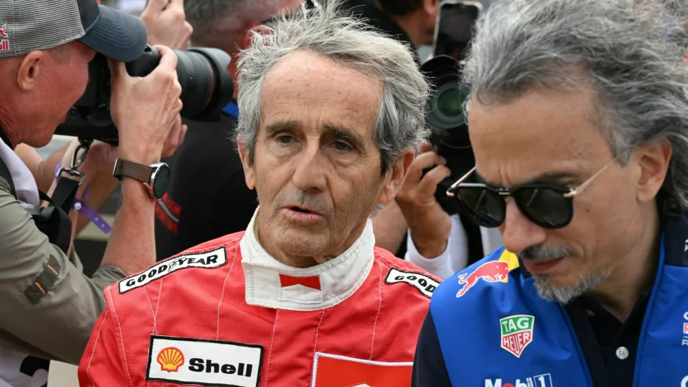 Alain Prost pred dobrimi desetimi dnevi na &scaron;portnem dogodku v Franciji. / Foto: Profimedia