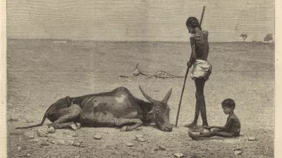 Ilustracija velike su&scaron;e med letoma 1876 in 1878 / Foto: Wikipedia