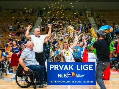 Parasport Slovenia je v Tivoliju pri&scaron;la do nove evropsko odmevne lovorike. Foto: ZSIS