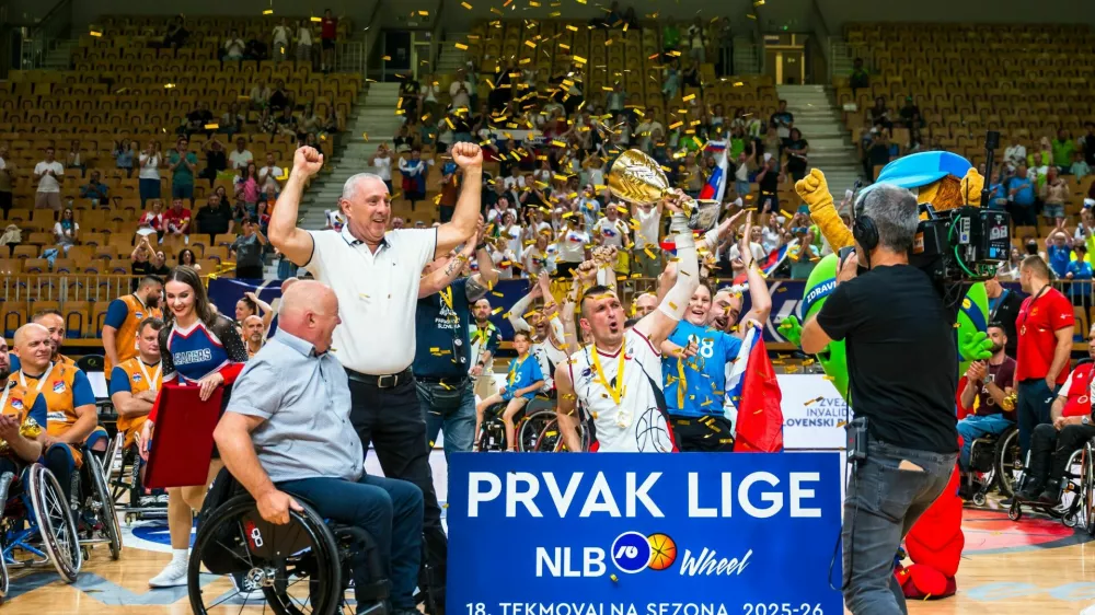 Parasport Slovenia je v Tivoliju pri&scaron;la do nove evropsko odmevne lovorike. Foto: ZSIS