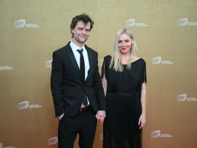 Luca Ciut in Katarina Čas, Evropske filmske nagrade 2026, Berlin. Foto: Profimedia