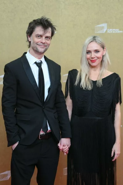 Luca Ciut in Katarina Čas, Evropske filmske nagrade 2026, Berlin. Foto: Profimedia