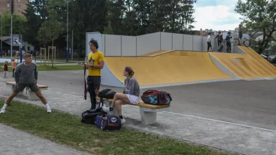 18.5.2026 - športni park Savsko naselje - otvoritev - igriščeFoto: Luka Cjuha