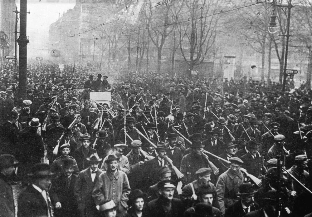 Spartakovski upor 5. januarja 1919 / Foto: Wikipedia