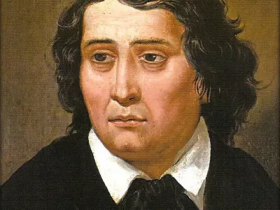 Čopov prijatelj in somi&scaron;ljenik France Pre&scaron;eren / Foto: Wikipedia
