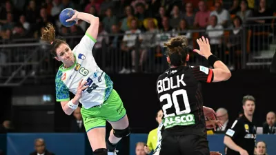 ana gros, slovenija - nemčija, olimpijske kvalifikacije