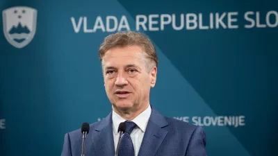Ljubljana.Izjava za medije po zadnji seji vlade Roberta Goloba.