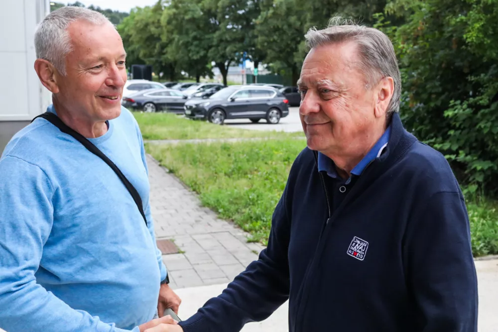 03.06.2026. Sestanek Civilna iniciativa za &Scaron;tepanjsko naselje Klemen Faist, Borut Hočevar in Župan Mol Zoran Jankovič. Foto: Bojan Velikonja