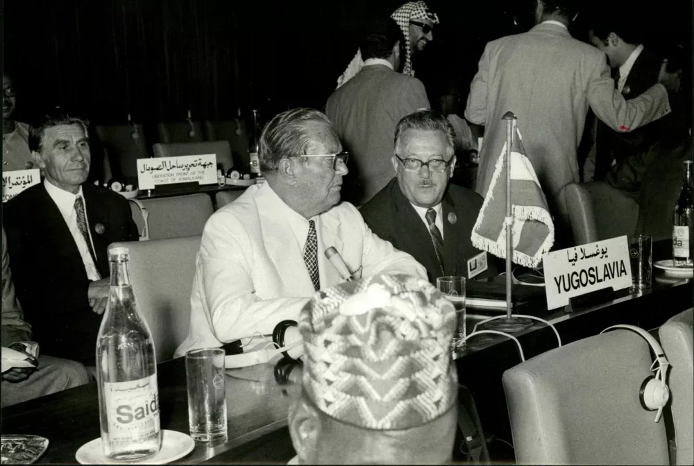 Edvard Kardelj, Josip Broz Tito, Združeni narodi, Jugoslavija / Foto: Oto: Arhiv Republike Slovenije (ars)
