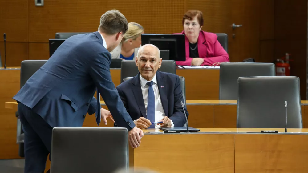 Janez Jan&scaron;a4.6.2026 - izredna seja DZ, na kateri bodo obravnavali listo kandidatk in kandidatov za ministrice in ministre vlade ter mandatno-volilne zadeve; DZFoto: Luka Cjuha