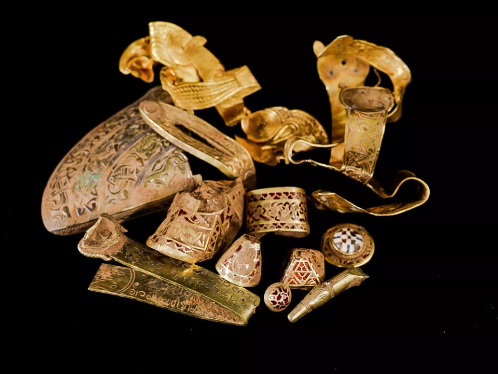 Staffordshire hoard / Foto: David Rowan, Birmingham Museum And Art Gallery 