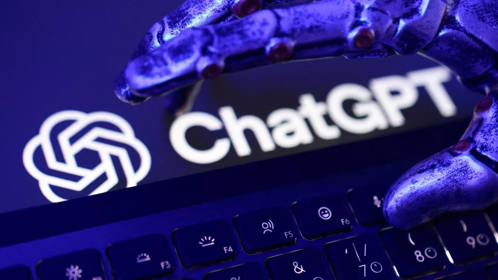 ChatGPT logo, a keyboard, and a robotic hand in this illustration taken June 5, 2026. REUTERS/Dado Ruvic/Illustration