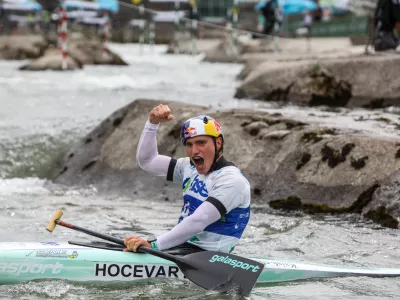 - Žiga Lin Hočevar,- 30.05.2026.- Svetovni pokal Kanu 2026, Tacen.//FOTO: Bojan Velikonja