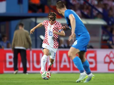 Soccer Football - International Friendly - Croatia v Slovenia - Stadion Varteks, Varazdin, Croatia - June 7, 2026 Croatia's Luka Modric in action REUTERS/Antonio Bronic