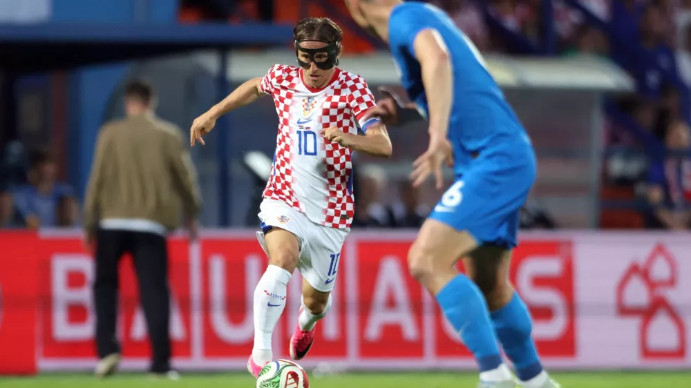 Soccer Football - International Friendly - Croatia v Slovenia - Stadion Varteks, Varazdin, Croatia - June 7, 2026 Croatia's Luka Modric in action REUTERS/Antonio Bronic