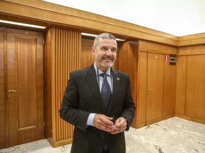 Tone Kajzer2.6.2026 - predstavitev kandidata za ministra za zunanje in evropske zadeve Toneta Kajzerja pred pristojnima odboroma DZFoto: Luka Cjuha