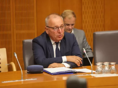 01.06.2026. Andrej &Scaron;ircelj. Zasli&scaron;anja kandidatov za ministre v 4. vladi Janeza Jan&scaron;e. Foto: Bojan Velikonja