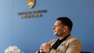 Ljubljana, DZ.Pogovor s predsednikom DZ Zoranom Stevanovicem.