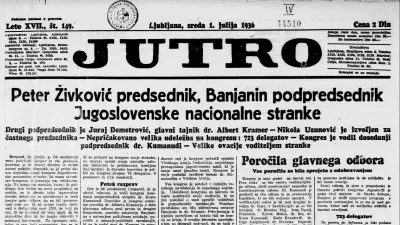 Naslovna stran Jutra tistega daljnega dne / Foto: Dlib