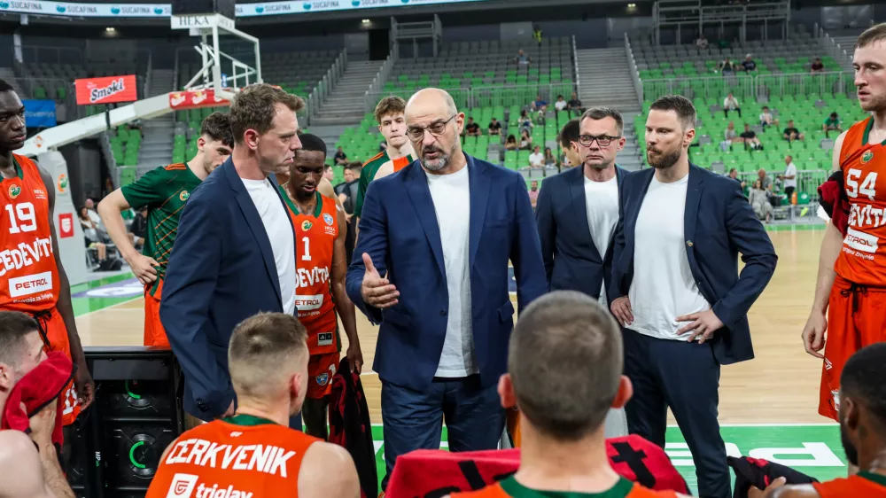 - Zvezdan Mitrović, trener Olimpije,- 30.05.2026.- 2. tekma finala državnega prvenstva v ko&scaron;arki Cedevita Olimpija - Krka.//FOTO: Bojan Velikonja