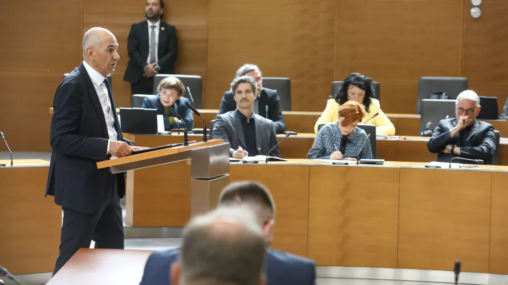 Janez Jan&scaron;a22.5.2026 - državni zbor - izredna seja DZ, na kateri bodo obravnavali predlog za izvolitev prvaka SDS Janeza Jan&scaron;e za predsednika vlade;Foto: Luka Cjuha