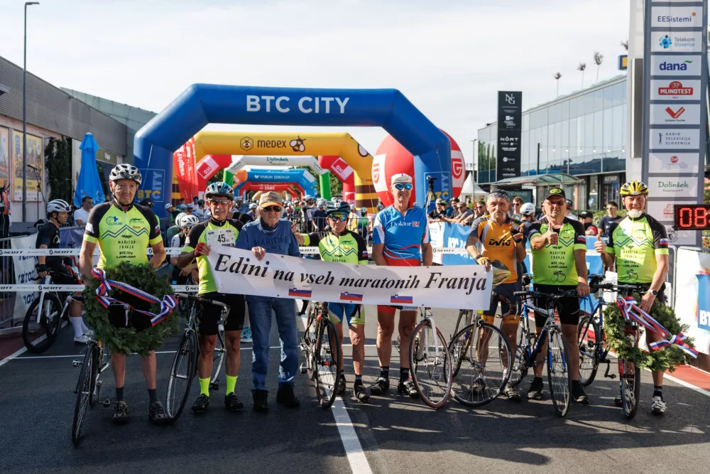 Ljubljana.Rekreativni maraton Franja. / Foto: Nebojsa Tejic/sta