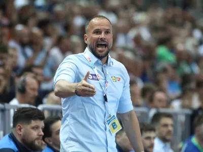 Selektor Uro&scaron; Zorman17.5.2026 - Rokomet povratna tekma Slovenija - Črna gora v zadnjem krogu kvalifikacij za nastop na SP 2027Foto: Luka Cjuha